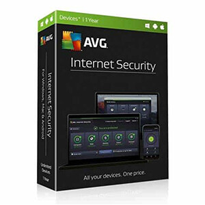 AVG Internet Security 2020, 3 Devices 1 Year 2020